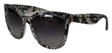 Load image into Gallery viewer, Dolce &amp; Gabbana Elegant White Lace Applique Sunglasses
