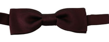 Load image into Gallery viewer, Dolce &amp; Gabbana Elegant Violet Silk Bow Tie
