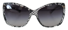 Load image into Gallery viewer, Dolce &amp; Gabbana Chic White Lace Trimmed Sunglasses
