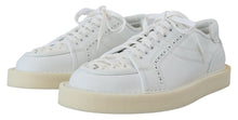 Load image into Gallery viewer, Dolce &amp; Gabbana Elegant White Low Top Oxford Sneakers
