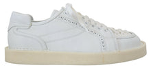 Load image into Gallery viewer, Dolce &amp; Gabbana Elegant White Low Top Oxford Sneakers
