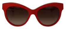 Load image into Gallery viewer, Dolce &amp; Gabbana Elegant Red Mosaico Cat-Eye Sunglasses
