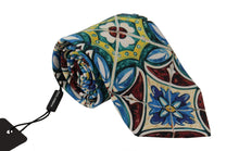 Load image into Gallery viewer, Dolce &amp; Gabbana Multicolor Majolica Silk Tie
