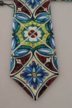 Load image into Gallery viewer, Dolce &amp; Gabbana Multicolor Majolica Silk Tie
