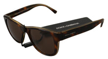 Load image into Gallery viewer, Dolce &amp; Gabbana Chic Unisex Brown Acetate Sunglasses
