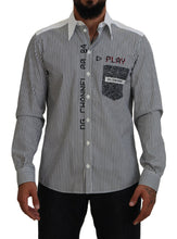 Load image into Gallery viewer, Dolce &amp; Gabbana Classic Black and White Striped Button-Down Shirt
