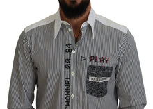 Load image into Gallery viewer, Dolce &amp; Gabbana Classic Black and White Striped Button-Down Shirt
