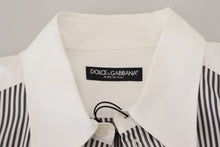 Load image into Gallery viewer, Dolce &amp; Gabbana Classic Black and White Striped Button-Down Shirt
