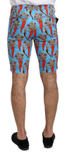 Load image into Gallery viewer, Dolce &amp; Gabbana Chic Blue Chili Print Casual Shorts
