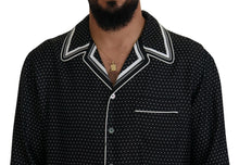 Load image into Gallery viewer, Dolce &amp; Gabbana Elegant Silk Polka Dot Pajama Top
