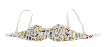 Load image into Gallery viewer, Dolce &amp; Gabbana Elegant White Sailor Print Stretch Bra
