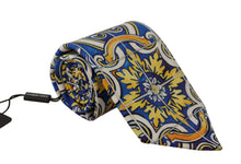 Load image into Gallery viewer, Dolce &amp; Gabbana Multicolor Majolica Silk Tie
