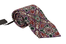 Load image into Gallery viewer, Dolce &amp; Gabbana Elegant Multicolor Silk Tie
