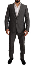 Load image into Gallery viewer, Dolce &amp; Gabbana Elegant Martini Slim-Fit Wool Silk Suit
