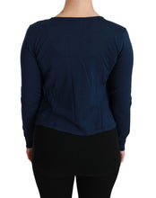 Load image into Gallery viewer, Dolce &amp; Gabbana Elegant Blue Cashmere-Silk Cardigan
