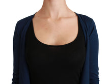 Load image into Gallery viewer, Dolce &amp; Gabbana Elegant Blue Cashmere-Silk Cardigan
