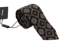 Load image into Gallery viewer, Dolce &amp; Gabbana Elegant Silk Geometric Bow Tie
