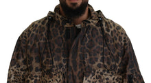 Load image into Gallery viewer, Dolce &amp; Gabbana Elegant Leopard Print Hooded Jacket
