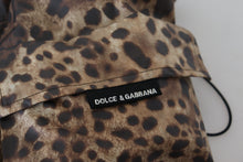 Load image into Gallery viewer, Dolce &amp; Gabbana Elegant Leopard Print Hooded Jacket
