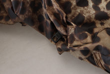Load image into Gallery viewer, Dolce &amp; Gabbana Elegant Leopard Print Hooded Jacket
