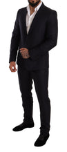 Load image into Gallery viewer, Dolce &amp; Gabbana Elegant Slim Fit Jacquard Suit in Blue
