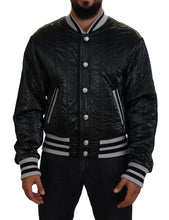 Load image into Gallery viewer, Dolce &amp; Gabbana Sleek Black Bomber Jacket
