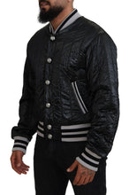 Load image into Gallery viewer, Dolce &amp; Gabbana Sleek Black Bomber Jacket
