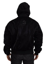 Load image into Gallery viewer, Dolce &amp; Gabbana Elegant Black Bomber Hooded Jacket
