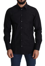 Load image into Gallery viewer, Dolce &amp; Gabbana Sleek Black Cotton Dress Shirt
