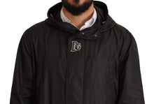 Load image into Gallery viewer, Dolce &amp; Gabbana Elegant Black Hooded Blouson Jacket
