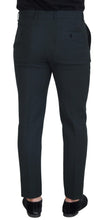 Load image into Gallery viewer, Dolce &amp; Gabbana Blue Wool Slim Fit Formal Pants
