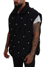Load image into Gallery viewer, Dolce &amp; Gabbana Elegant Black Sleeveless Vest Jacket
