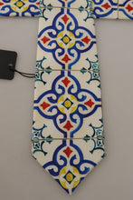 Load image into Gallery viewer, Dolce &amp; Gabbana Elegant Multicolor Majolica Silk Tie
