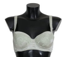 Load image into Gallery viewer, Dolce &amp; Gabbana Elegant Floral Lace Silk Bra
