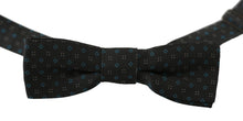 Load image into Gallery viewer, Dolce &amp; Gabbana Elegant Gray Silk Patterned Bow Tie
