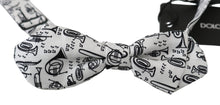 Load image into Gallery viewer, Dolce &amp; Gabbana Elegant White Silk Bow Tie for Sophisticated Evenings
