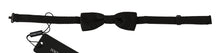 Load image into Gallery viewer, Dolce &amp; Gabbana Elegant Black Polka Dot Silk Bow Tie
