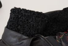 Load image into Gallery viewer, Dolce &amp; Gabbana Chic Black Leather Silk-Lined Jacket
