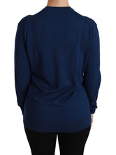 Load image into Gallery viewer, Dolce &amp; Gabbana Elegant Blue Virgin Wool Cardigan
