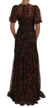Load image into Gallery viewer, Dolce &amp; Gabbana Elegant Floral A-Line Silk Dress
