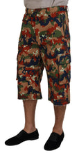 Load image into Gallery viewer, Dolce &amp; Gabbana Italian Designer Multicolor Cargo Shorts
