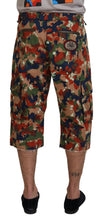 Load image into Gallery viewer, Dolce &amp; Gabbana Italian Designer Multicolor Cargo Shorts
