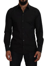 Load image into Gallery viewer, Dolce &amp; Gabbana Elegant Black Formal Cotton Shirt
