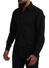 Load image into Gallery viewer, Dolce &amp; Gabbana Elegant Black Formal Cotton Shirt
