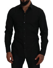 Load image into Gallery viewer, Dolce &amp; Gabbana Elegant Black Formal Cotton Shirt
