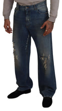 Load image into Gallery viewer, Dolce &amp; Gabbana Stunning Tattered Denim Italian Jeans
