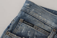 Load image into Gallery viewer, Dolce &amp; Gabbana Stunning Tattered Denim Italian Jeans
