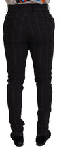 Load image into Gallery viewer, Dolce &amp; Gabbana Elegant Black Striped Chino Pants
