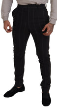 Load image into Gallery viewer, Dolce &amp; Gabbana Elegant Black Striped Chino Pants
