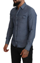 Load image into Gallery viewer, Dolce &amp; Gabbana Elegant Casual Blue Cotton Shirt
